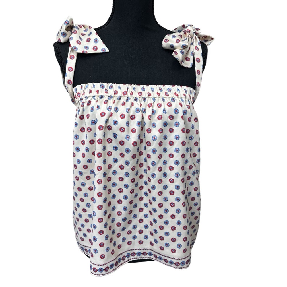 Tularosa Women Medium Perry Top Revolve Polka Dot Scarf Print Off The Shoulder